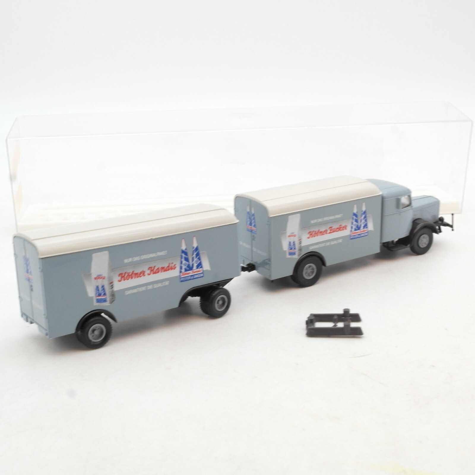 Brekina 1:87 7410 Büssing 8000 Hängerzug Kölner Zucker Kandis in OVP RF9288 – Bild 3