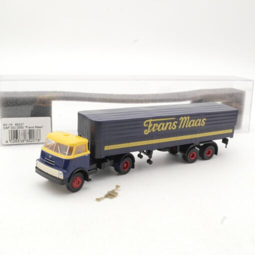 Brekina 1:87 85207 DAF 2000 Sattelzug Frans Maas in OVP RR835