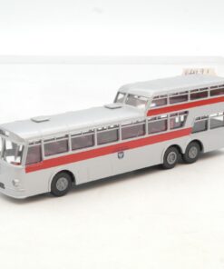 Brekina 1:87 Büssing 1 1/2 Decker Bus Frutigen Adelboden in EVP RG56