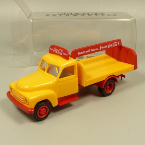 Brekina 1:87 Hanomag L 28 Getränkewagen Coca-Cola in OVP EX7252