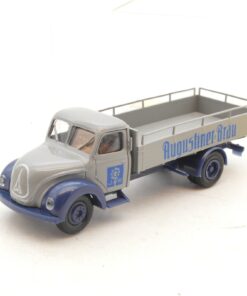 Brekina 1:87 Magirus Rundhauber Pritsche Augustiner Bräu in EVP RG877