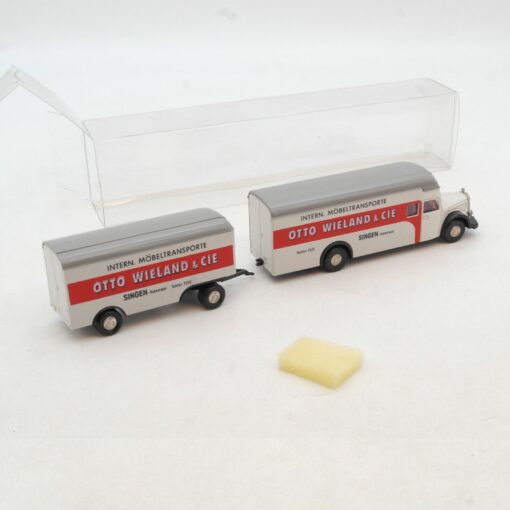 Brekina 1:87 Mercedes O 6600 Hängerzug Otto Wieland & Cie in EVP RG392 – Bild 3