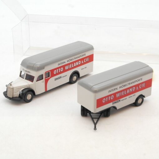 Brekina 1:87 Mercedes O 6600 Hängerzug Otto Wieland & Cie in EVP RG392
