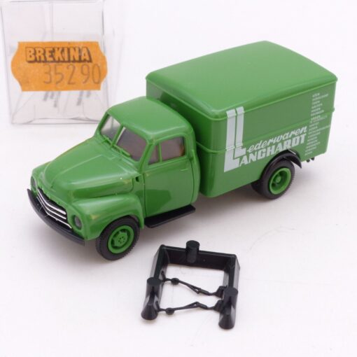 Brekina 1:87 Nr.: 35290 Opel Blitz Kasten-LKW Lederwaren Langhardt in OVP EX1792