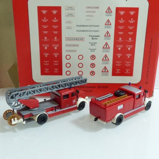 Brekina 1:87 Nr.: 9008 Feuerwehr Sonderserie - 2er-Set, in OVP EB6454 – Bild 3