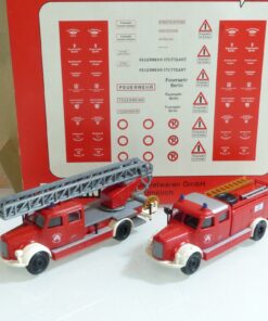 Brekina 1:87 Nr.: 9008 Feuerwehr Sonderserie - 2er-Set, in OVP EB6454