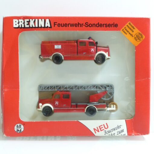 Brekina 1:87 Nr.: 9008 Feuerwehr Sonderserie - 2er-Set, in OVP EB6454 – Bild 4