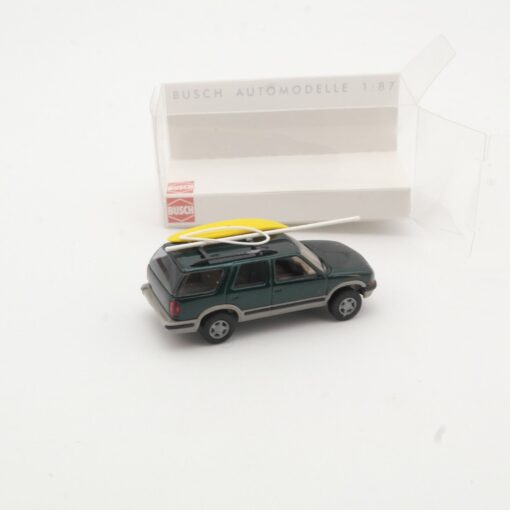 Busch 1:87 46410 Chevrolet Blazer mit Surfbrett in OVP QR5936 – Bild 3