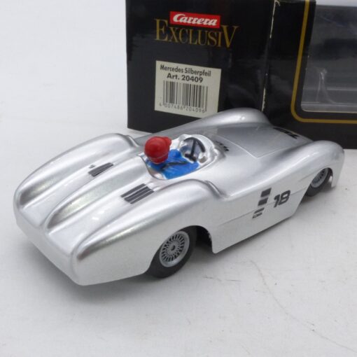 Carrera Exclusiv 1:24 20409 Mercedes Silberpfeil metallic #18 in OVP EX6722 – Bild 4