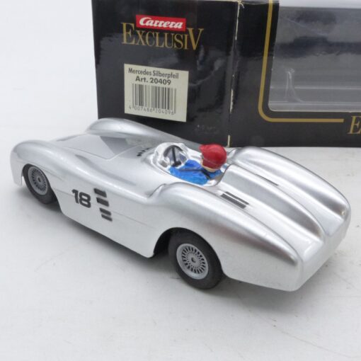 Carrera Exclusiv 1:24 20409 Mercedes Silberpfeil metallic #18 in OVP EX6722 – Bild 5