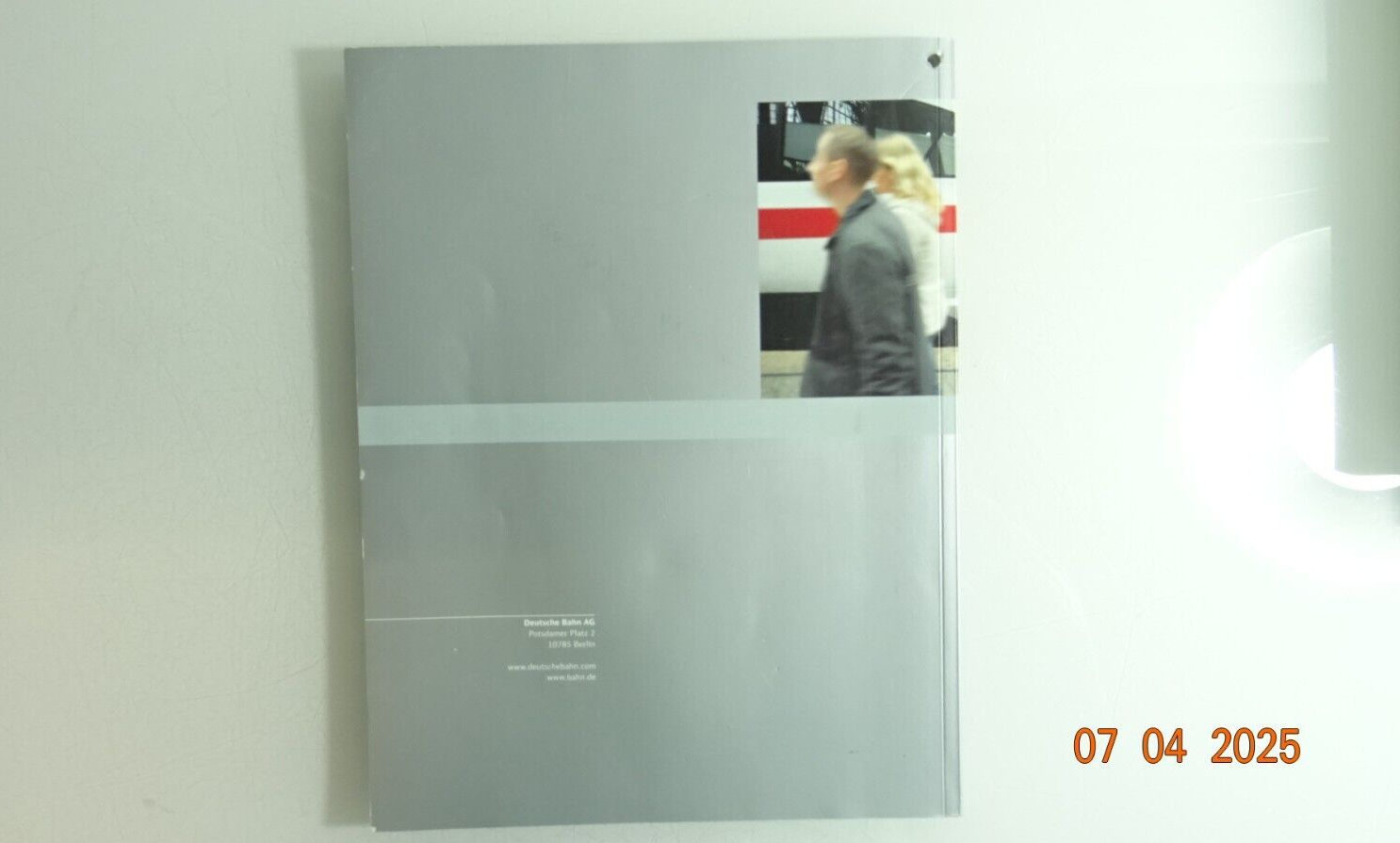 Deutsche Bahn Menschen bewegen Welten verbinden siehe Foto CK7307 o. – Bild 3