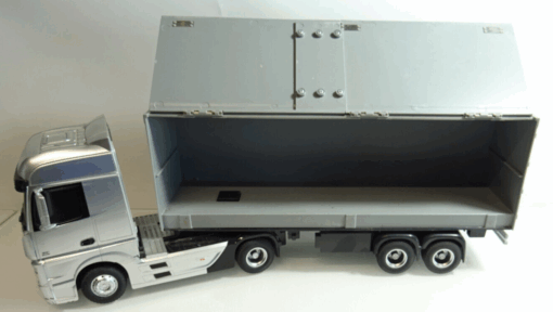 Dickie Mercedes Benz Actros mit Auflieger siehe Foto CK1948 o. – Bild 3