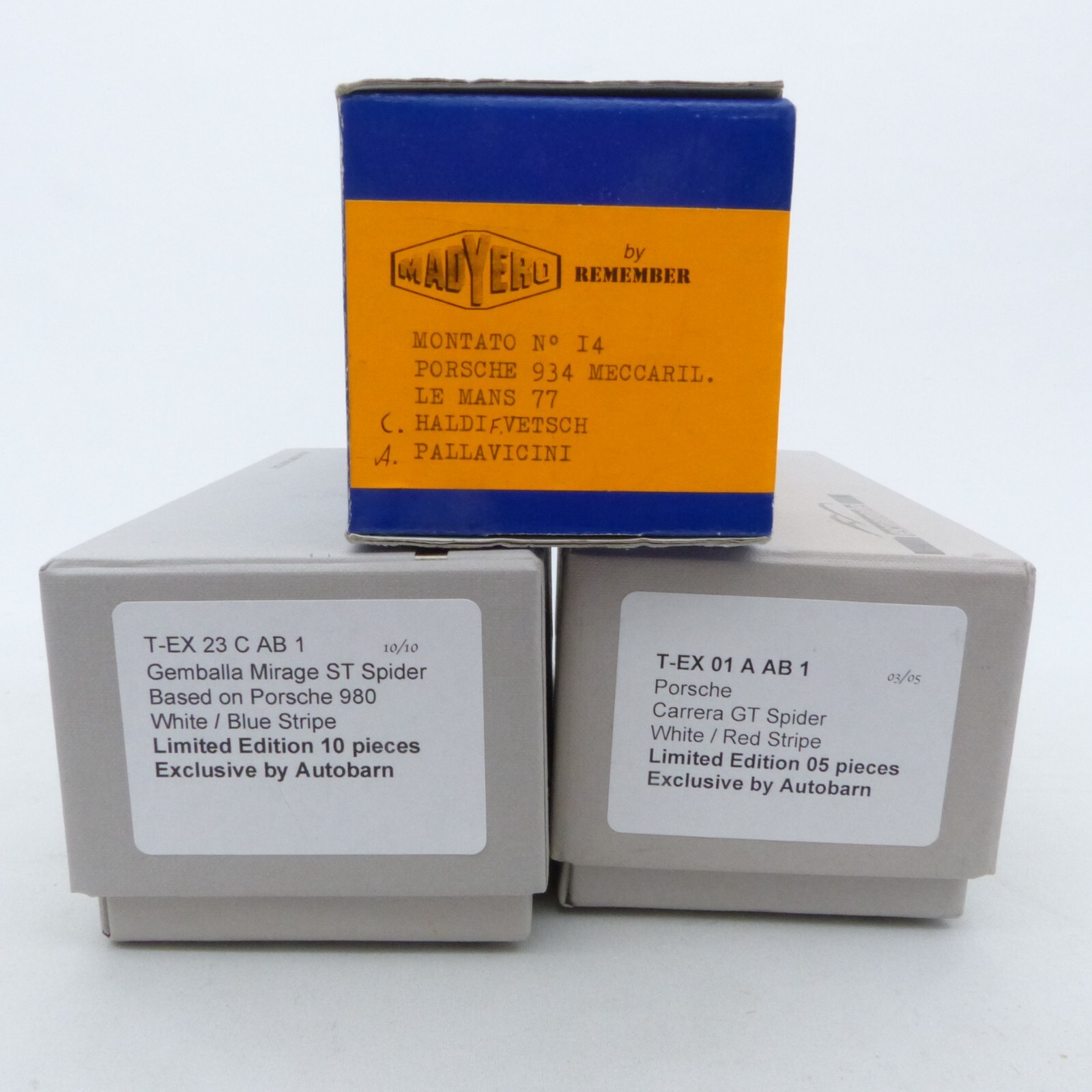 Dreierpack in 1:43 OVP´s diverser Porsche Modelle versch. Hersteller EX4292 – Bild 3