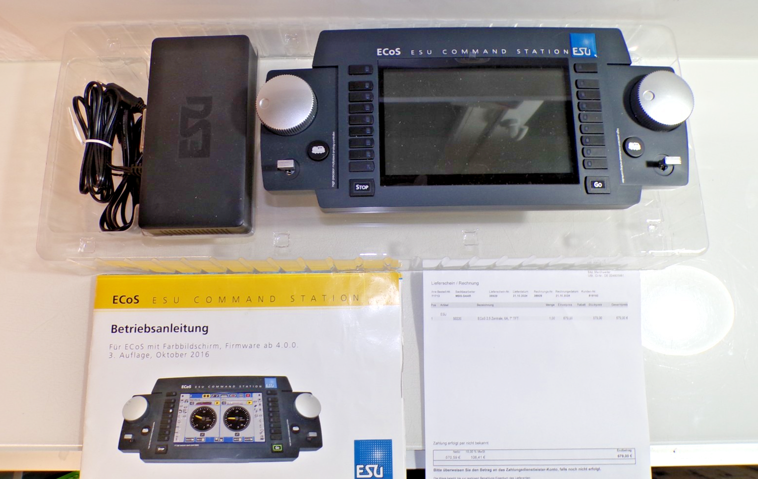 ESU 50200 ECoS 2.5 Zentrale "neuwertig" siehe Foto in OVP PK2986 – Bild 3