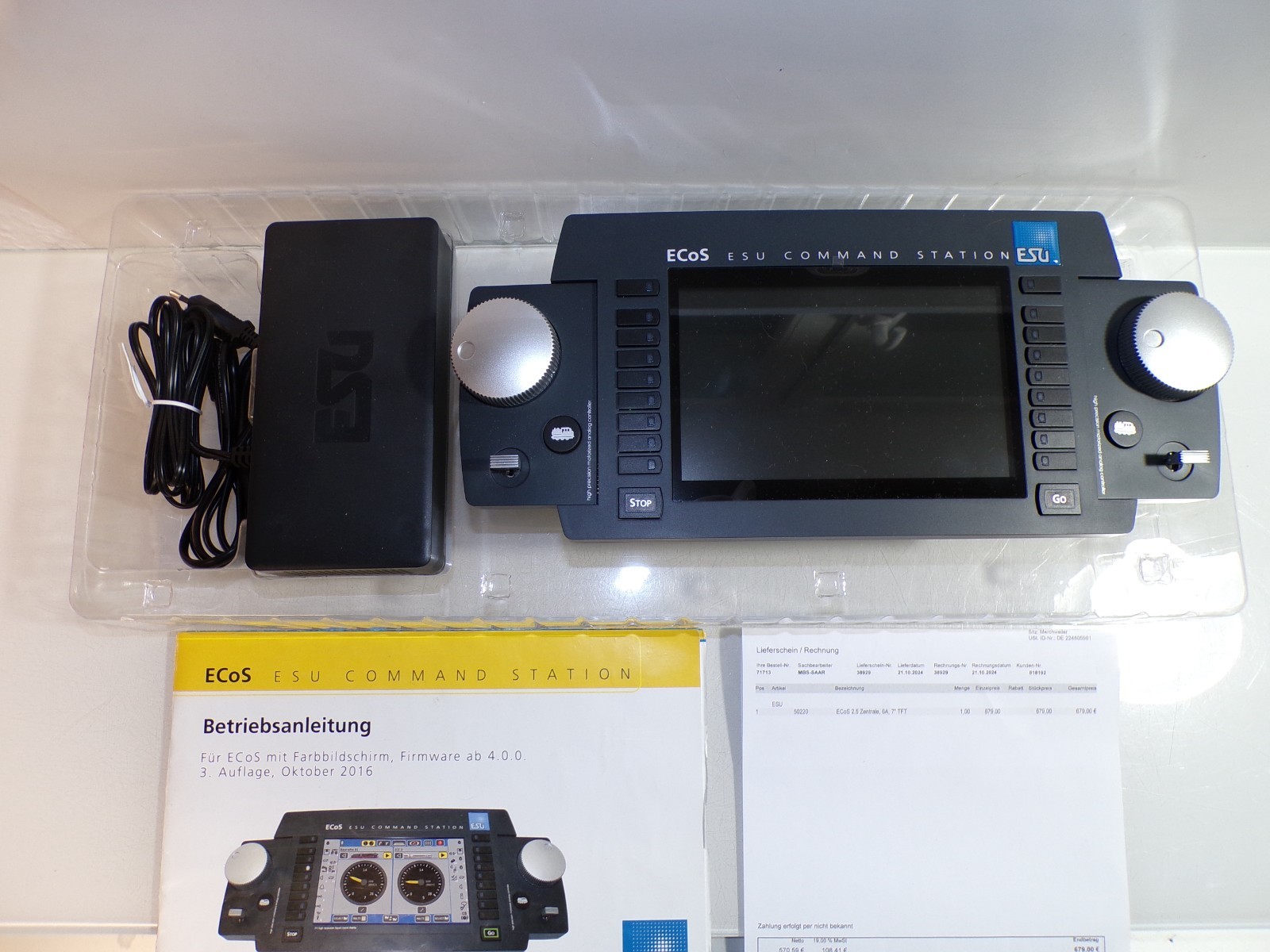 ESU 50200 ECoS 2.5 Zentrale "neuwertig" siehe Foto in OVP PK2986 – Bild 4