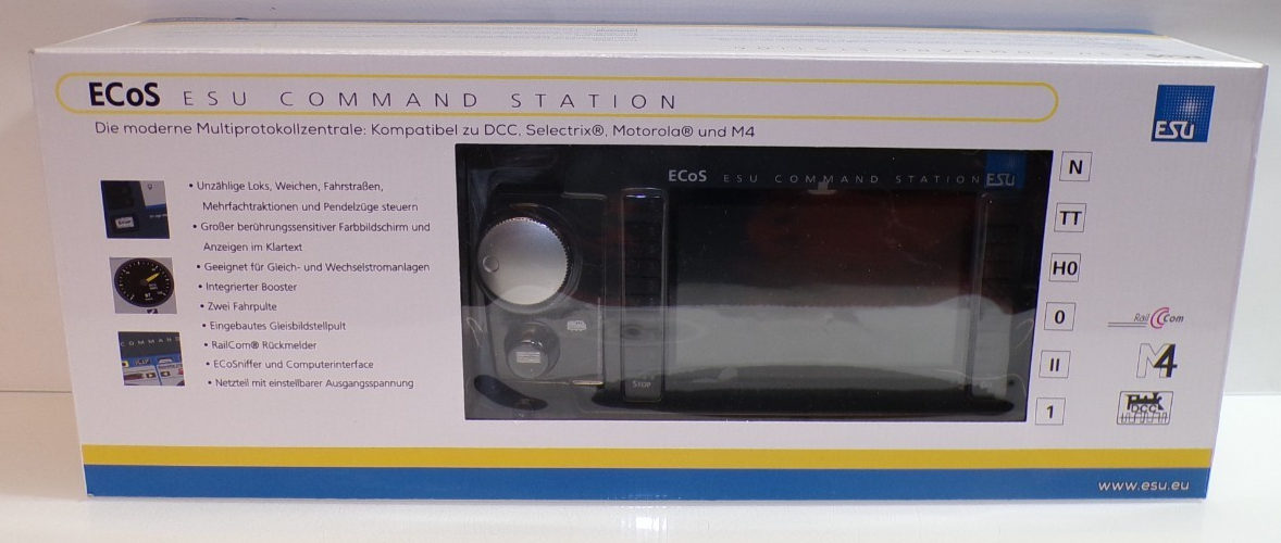 ESU 50200 ECoS 2.5 Zentrale "neuwertig" siehe Foto in OVP PK2986