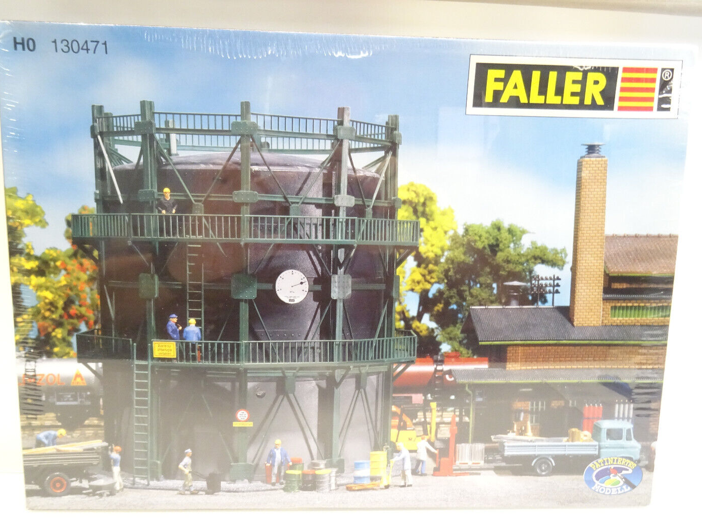 Faller H0 130471 Bausatz Stadtgaskessel NEU in OVP C11