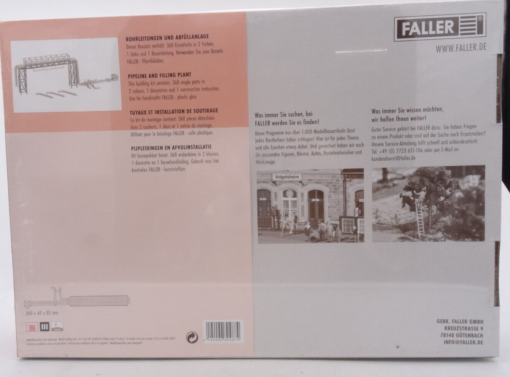 Faller H0 130487 Bausatz Rohrleitungen und Abfüllanlage Neu in OVP QR4351 – Bild 3