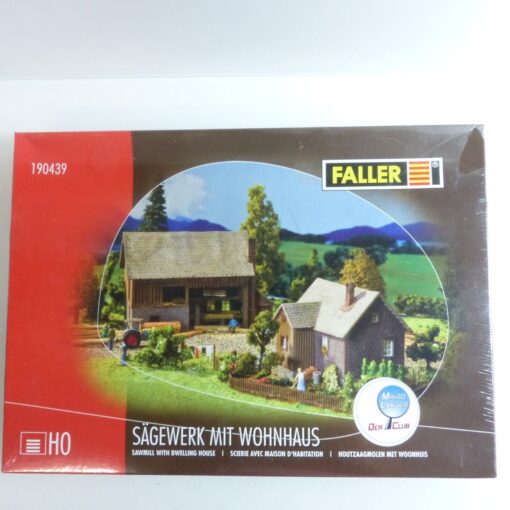 Faller H0 Bausatz Nr.: 190439 Sägewerk mit Wohnhaus - ungeöffnet, in OVP EX2488