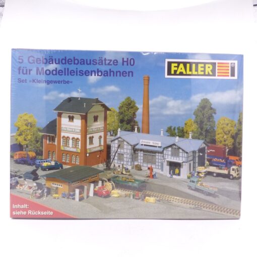 Faller H0 Bausatz Set Kleingewerbe 5 Gebäudebausätze in ungeöffneter OVP EX5731