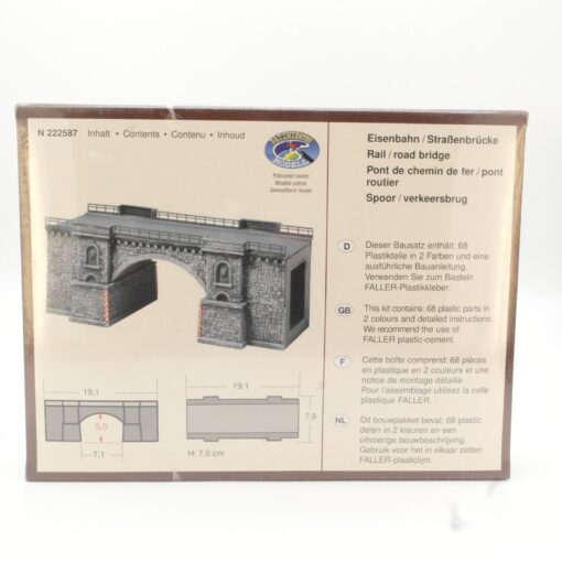 Faller N 222587 Eisenbahn / Straßenbrücke Neu in OVP QR4155 – Bild 4