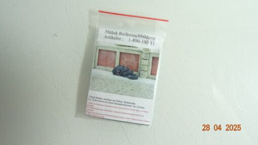 Fertigmodell Spur 1 Reifennachbildung 5Stück in OVP CK7889