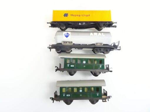 Fleischman H0 Konvolut versch. Güterwagen / Personenwagen, siehe Foto RR2376 o. – Bild 3