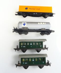 Fleischman H0 Konvolut versch. Güterwagen / Personenwagen, siehe Foto RR2376 o.