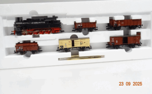 Fleischmann H0 4886 Güterzug 80 Jahre Deutscher Staatsbahnwagen in OVP JL3138 – Bild 3