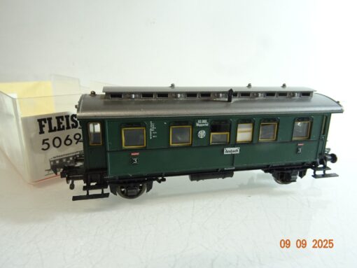Fleischmann H0 5069 Personenwagen 3. Klasse der DRG in OVP RR3480