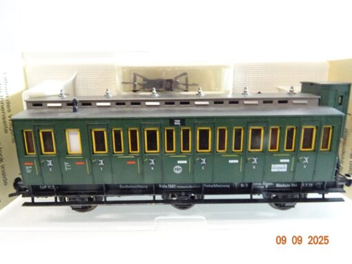 Fleischmann H0 5094 Abteilwagen mit Bremserhaus der DRG in OVP RR3482 – Bild 5