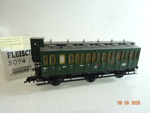 Fleischmann H0 5094 Abteilwagen mit Bremserhaus der DRG in OVP RR3482