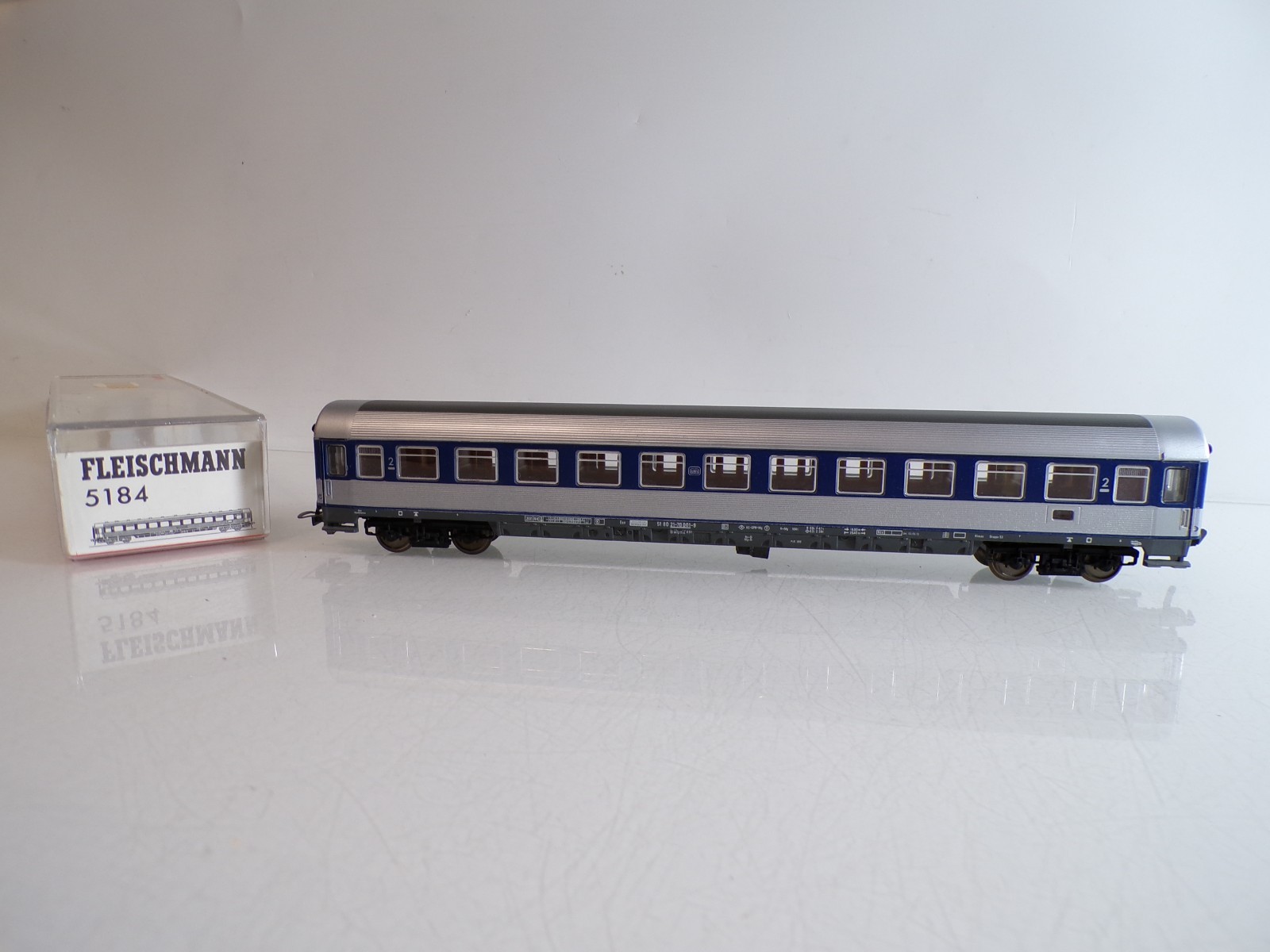 Fleischmann H0 5184 Personenwagen 2.Kl. der DB in OVP BH1677