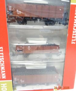 Fleischmann H0 521210 K Kohlewagen-Set 3tlg. der DB in OVP LE9741