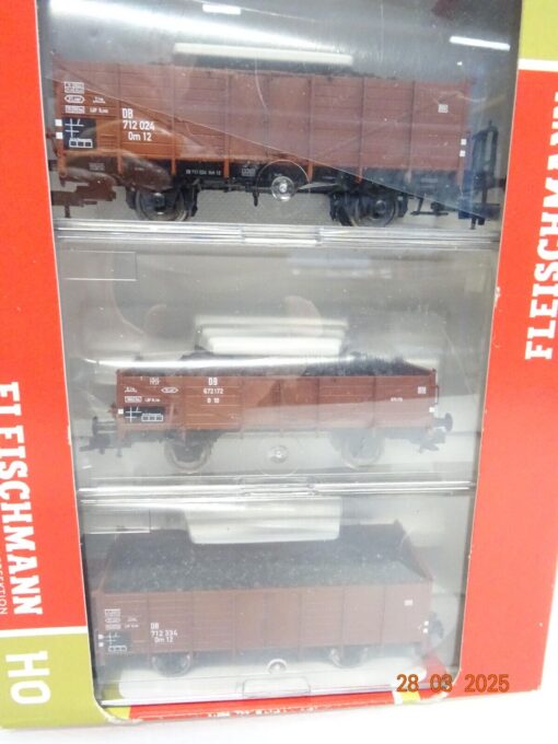 Fleischmann H0 521210 K Kohlewagen-Set 3tlg. der DB in OVP LE9741