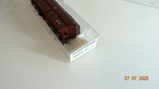 Fleischmann H0 522401 K Selbstentladewagen mit Kohleladung der DB  in OVP PR8920 – Bild 3