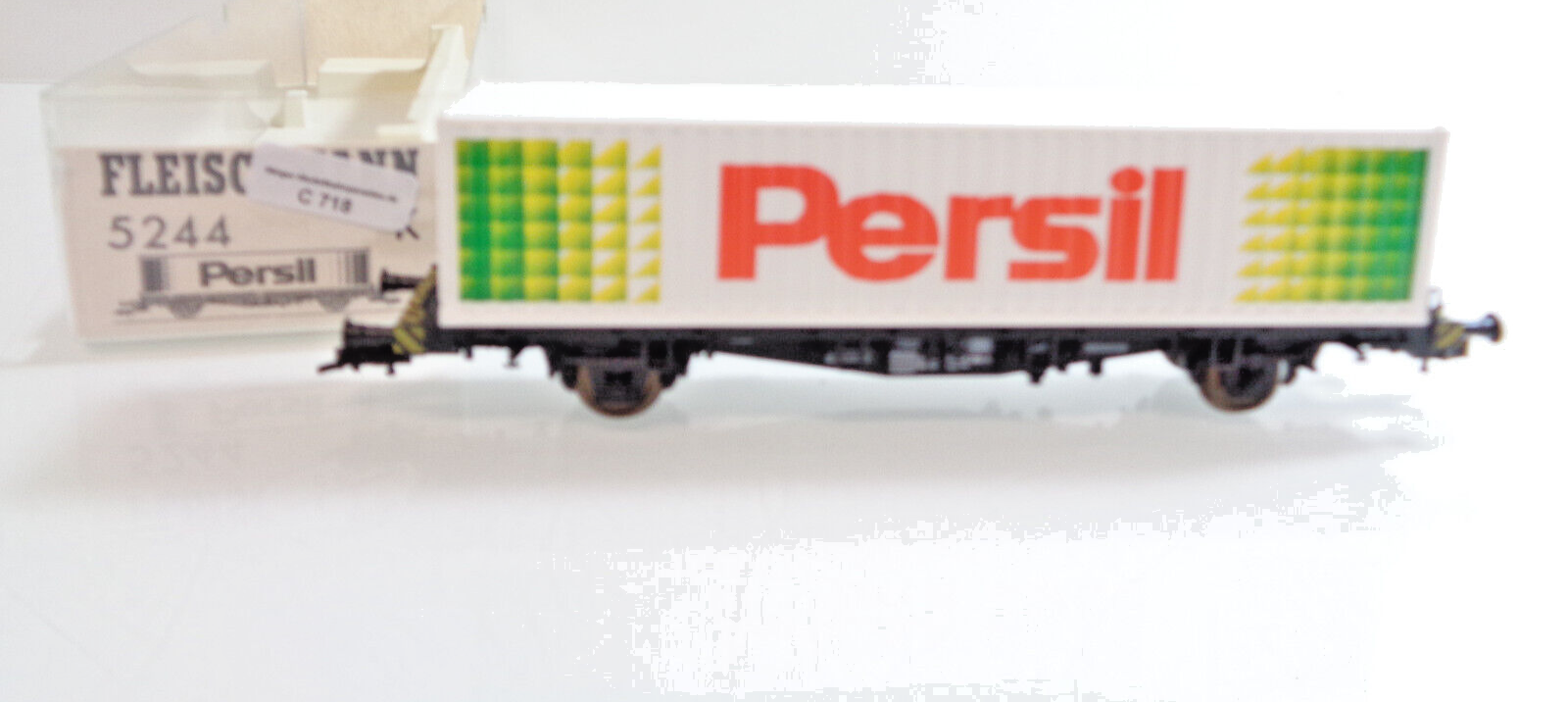 Fleischmann H0 5244 K AC Güterwagen Containerwagen Persil in OVP C718