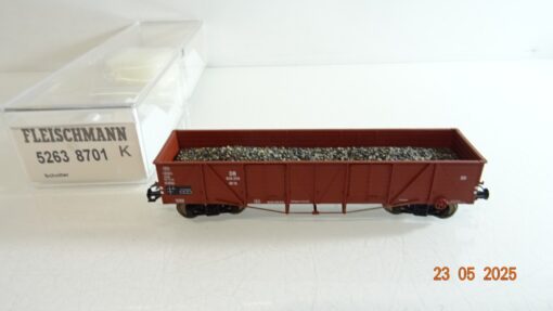 Fleischmann H0 52638701 K Hochbordwagen mit Ladung der DB in OVP PR8009 – Bild 3