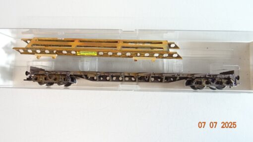 Fleischmann H0 5268 K Klapprungenwagen mit Ladung der DB in OVP PR8953