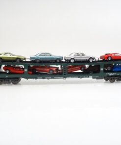 Fleischmann H0 5284 Autotransportwagen mit 9 PKW der DB in OVP RR1042