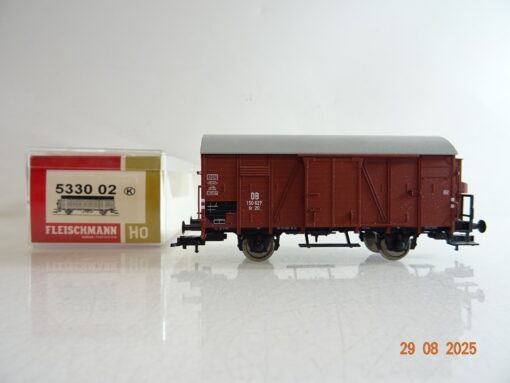 Fleischmann H0 533002K gedeckter Güterwagen der DB in OVP BH26