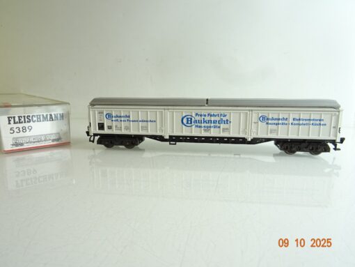 Fleischmann H0 5389 Schiebewandwagen Bauknecht der DB in OVP BH486