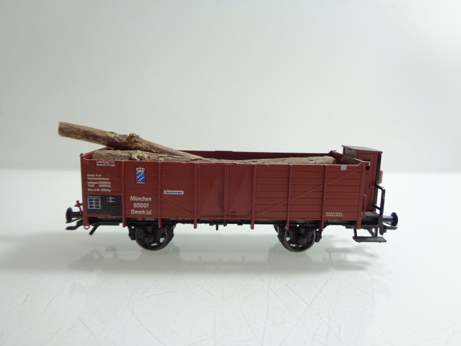 Fleischmann H0 5863K AC Hochbordwagen mit Holz in OVP F466 – Bild 3