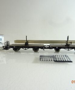 Fleischmann H0 5952K Drehschemelwagen mit Gleisen in OVP BH280