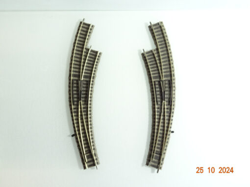 Fleischmann H0 6142 Bogenweiche rechts/links siehe Foto CK3580 o.