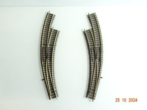 Fleischmann H0 6142 Bogenweiche rechts/links siehe Foto CK3580 o.