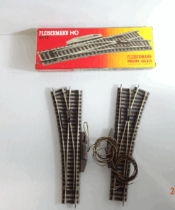 Fleischmann H0 6172 Profigleis elekt. Weichenpaar siehe Foto in OVP PK1060