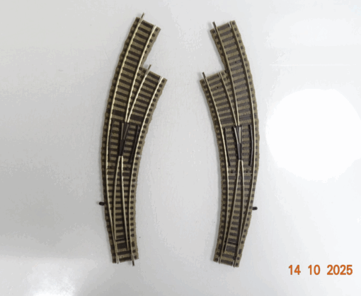 Fleischmann H0 6174W Bogenweichenpaar siehe Foto PK1467 o.