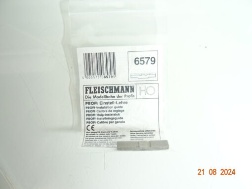 Fleischmann H0 6579 Einstell-Lehre siehe Foto in OVP CK3026