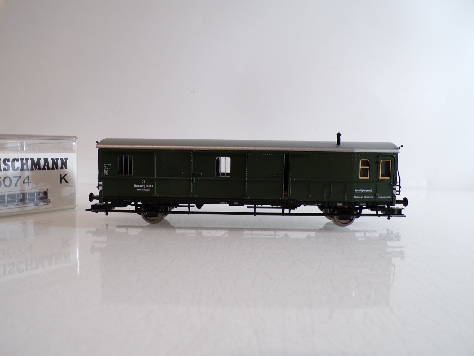 Fleischmann H0 865074 K Werkstattwagen der DB in OVP BH1644 – Bild 3